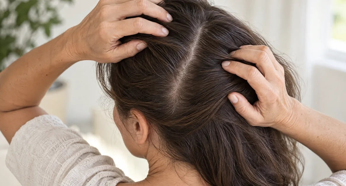 Healthy dense hairline and scalp