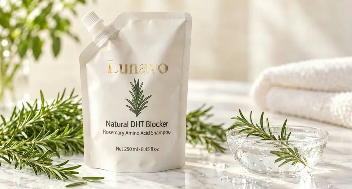 Lunavo pouch with fresh rosemary