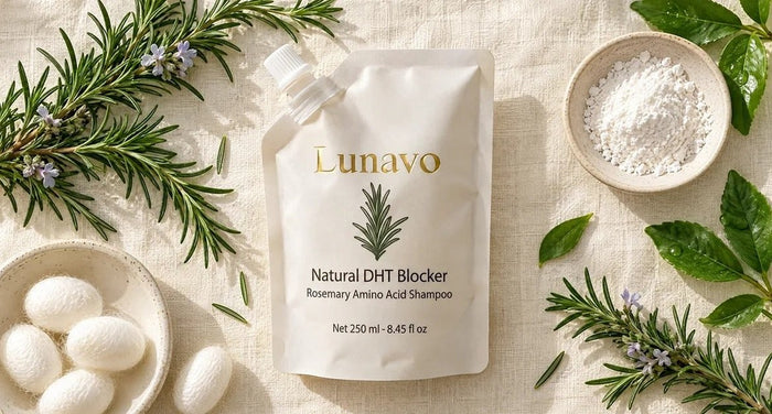 Lunavo ingredients flat lay