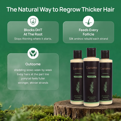 Lunavo® Rosemary Hair Growth Shampoo