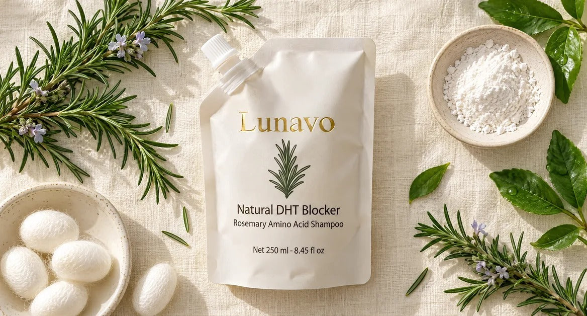 Lunavo ingredients flat lay